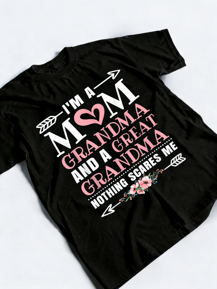 Mom Grandma Great Grandma Grandmother Mothers Day T-Shirt