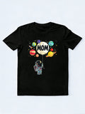 Mom of Birthday Space Astronaut Birthday Gift T-shirt