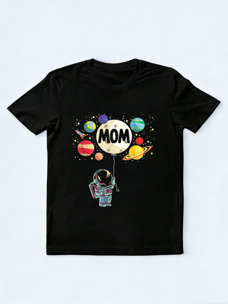 Mom of The Space Astronaut Happy Mothers Day Gift T-Shirt