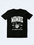 Mombie Halloween Zoobie Mom Spooky Season Vibe T-shirt