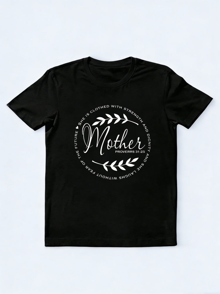 Mother Proverbs 3125 Mother's Day Printed T-shirt