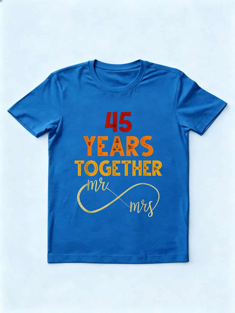 Mr & Mrs 45th Anniversary Anniversary Gift T-shirt