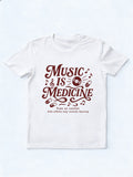 Music Is Medicine Take As Needed Music Lover Family& Friend Birthday Gift T-shirt