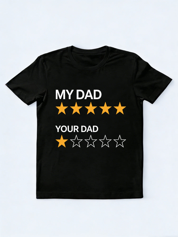 My Dad Is A 5 Star DAD Gift T-shirt
