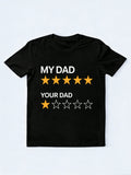 My Dad Is A 5 Star DAD Gift T-shirt