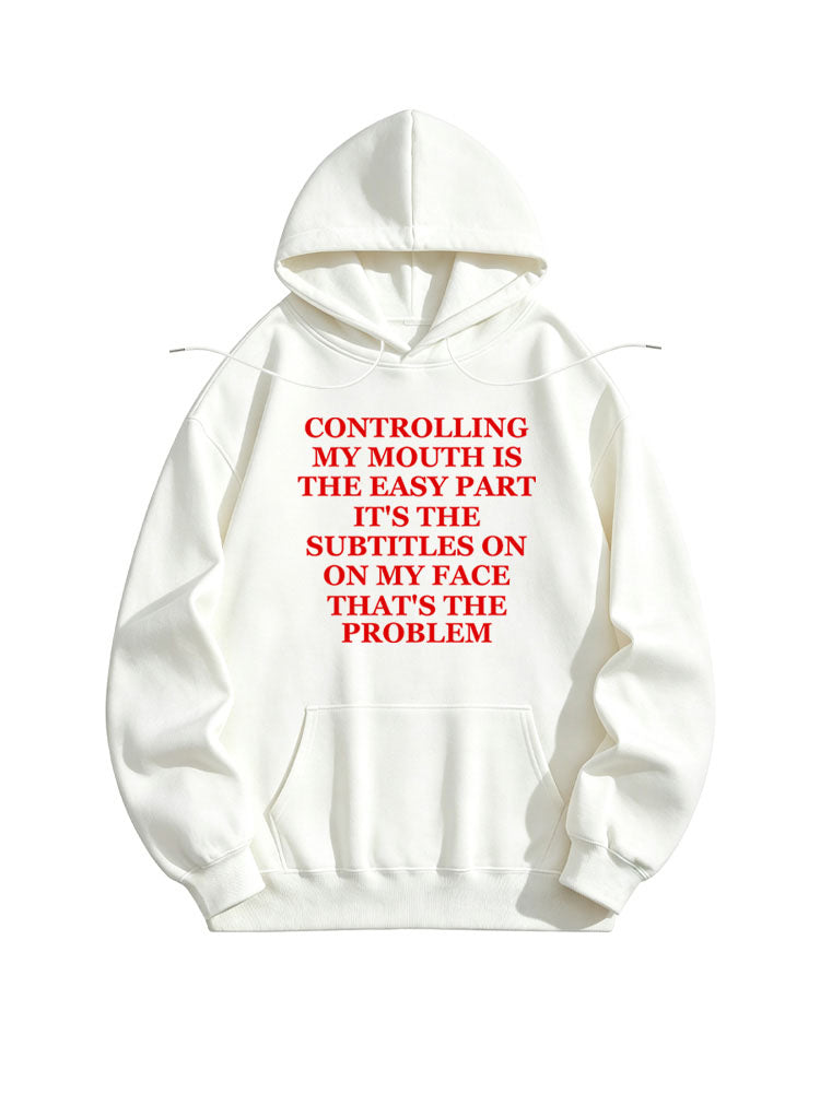 My Face Shows My Attitude Christmas Season Vibe Hoodie
