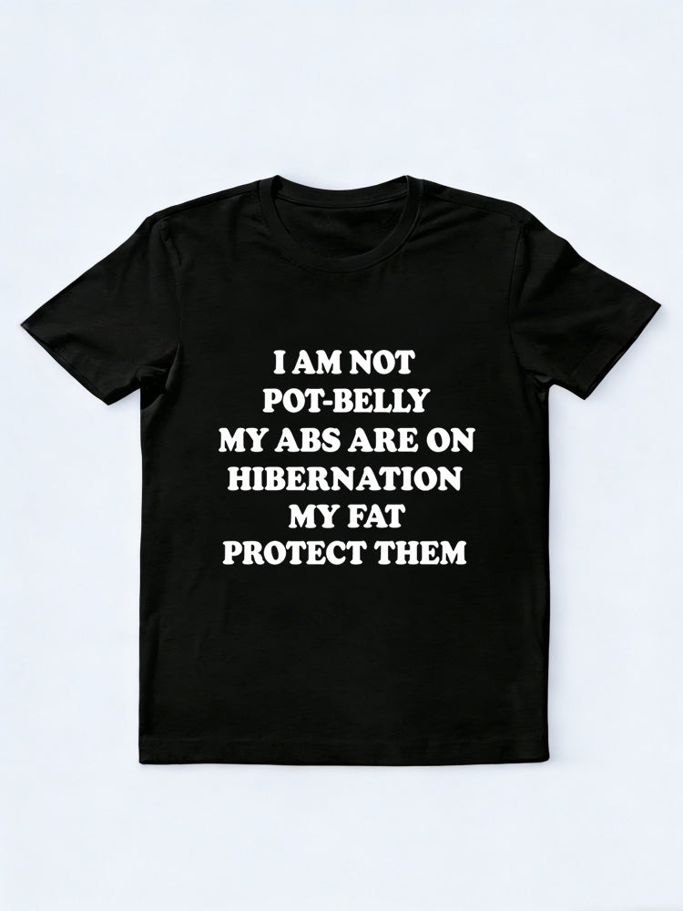My Fat Protect My Abdominal Muscles Gift T-shirt