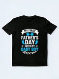 My First Father's Day Baby Boy Father's Day T-Shirt