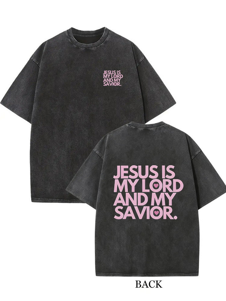 My Lord Jesus Christ/ Prayer Gift Washed T-shirt
