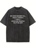 My One Regret Washed T-shirt