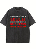 My Smartass Best Friend Washed T-shirt