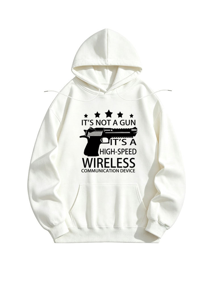 Not A Gun, High-Speed Wireless Communication Device Halloween Spooky Season Vibe Hoodie