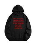 Not My Fucking Problem Christmas Season Vibe Hoodie