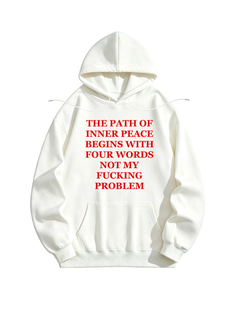 Not My Fucking Problem Christmas Season Vibe Hoodie