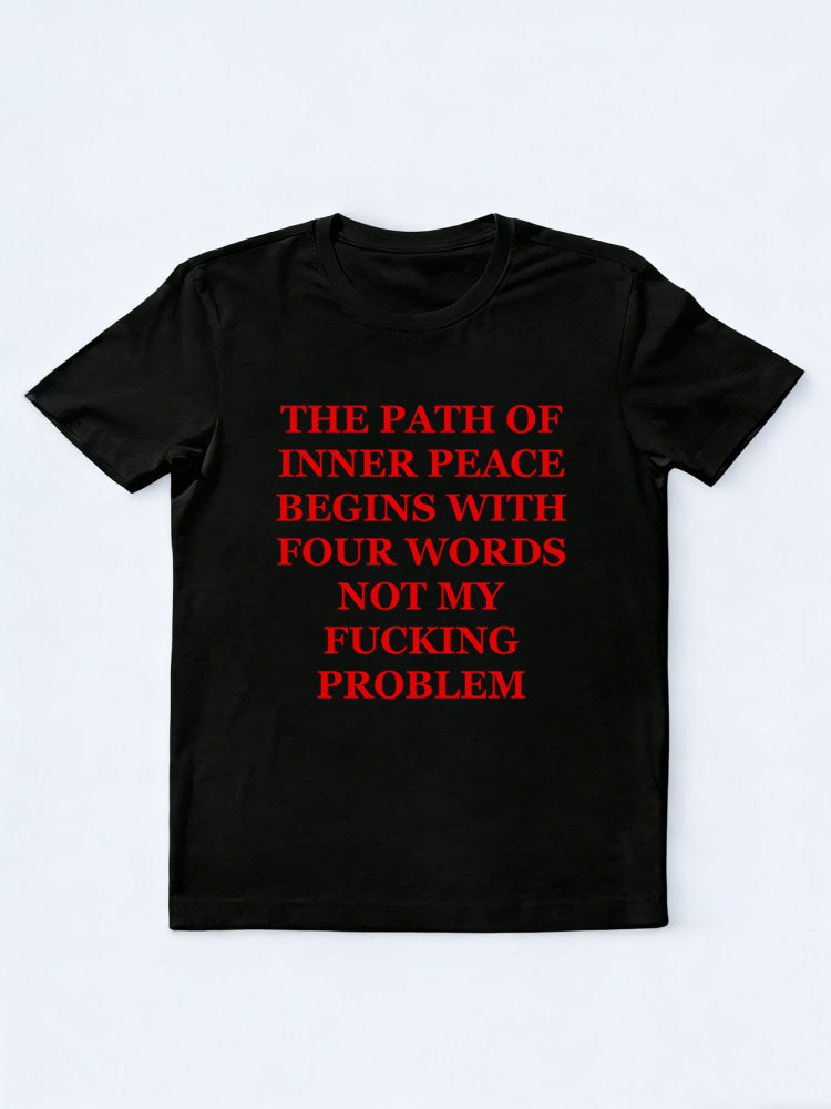 Not My Fucking Problem Christmas Season Vibe T-shirt