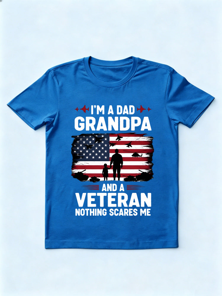 Nothing Scares A Dad, A Grandpa Gift T-shirt