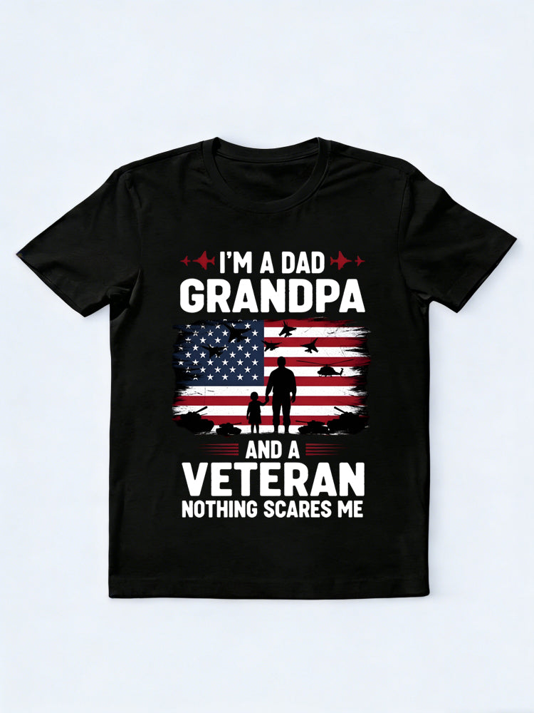 Nothing Scares A Dad, A Grandpa Gift T-shirt