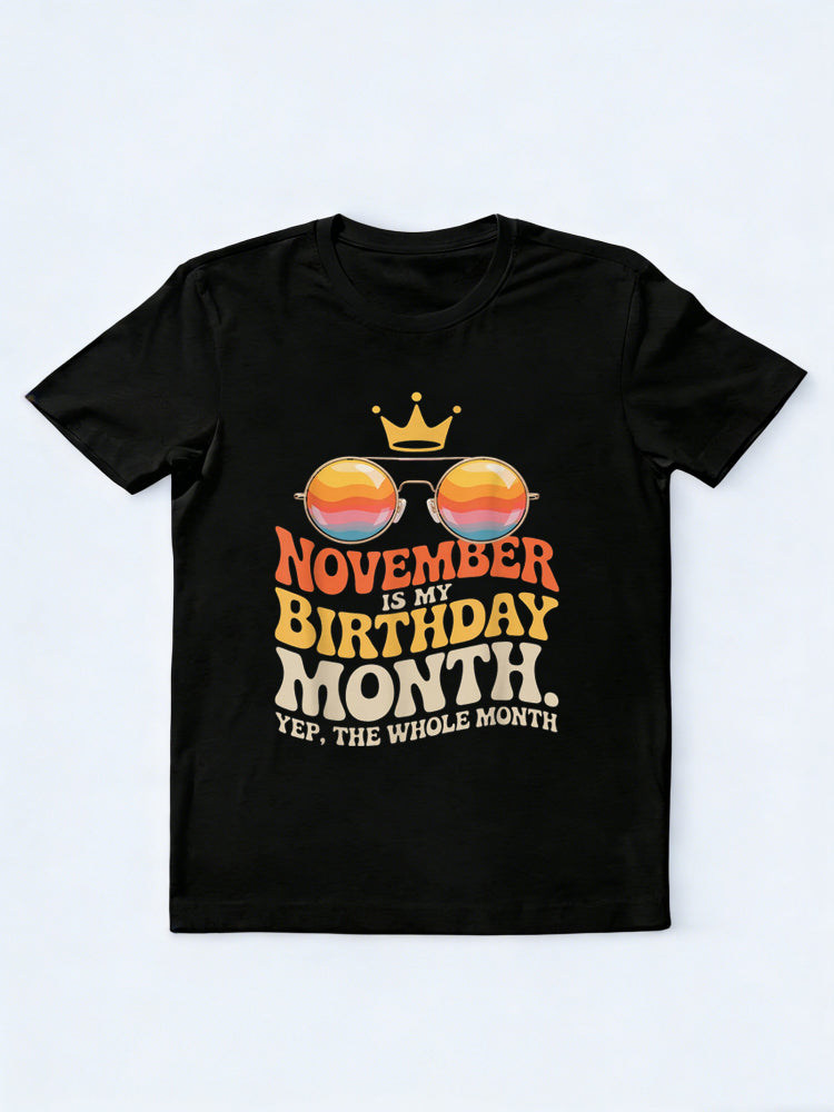 November Is My Birthday Gift T-Shirt