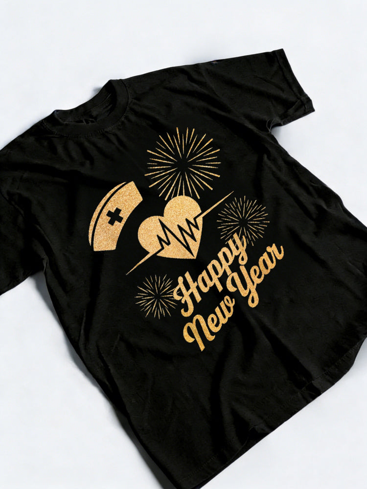 Nurse Happy New Year's Eve Party New Year Gift T-Shirt
