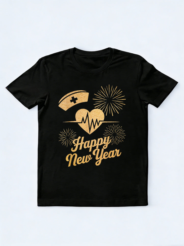 Nurse Happy New Year's Eve Party New Year Gift T-Shirt