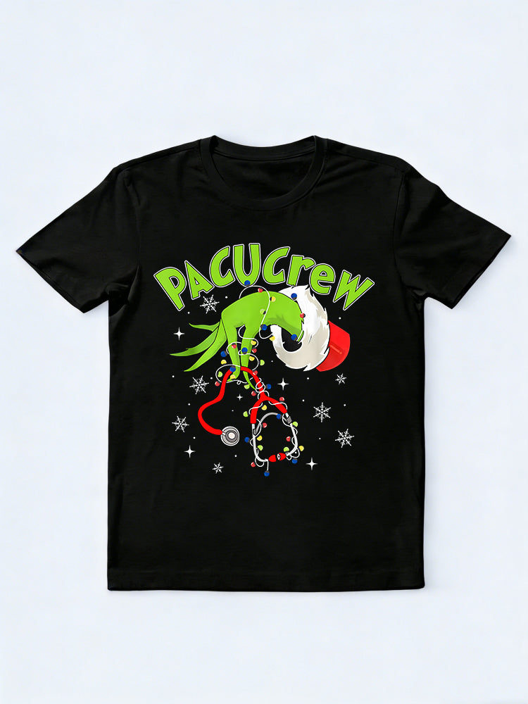 Nurse Stethoscope PACU Crew Christmas Gift T-shirt