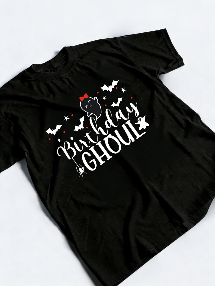 October Birthday Ghoul Halloween Birthday Gift T-shirt