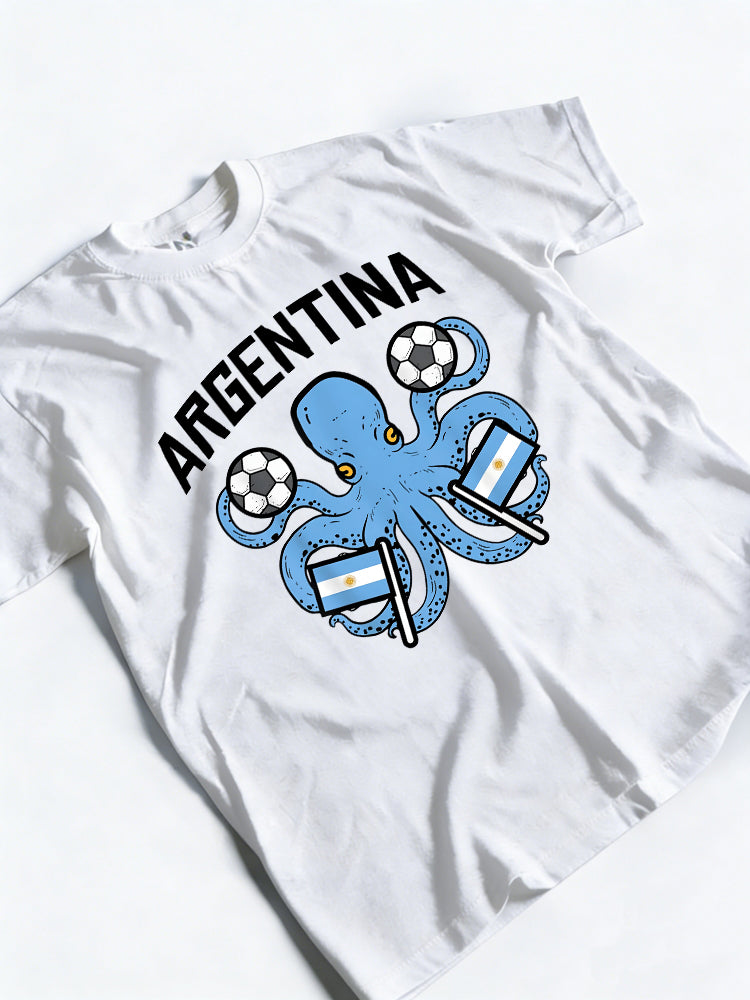 Octopus Argentina World Cup Champion T-shirt