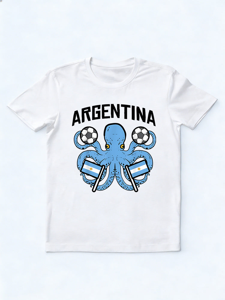 Octopus Argentina World Cup Champion T-shirt