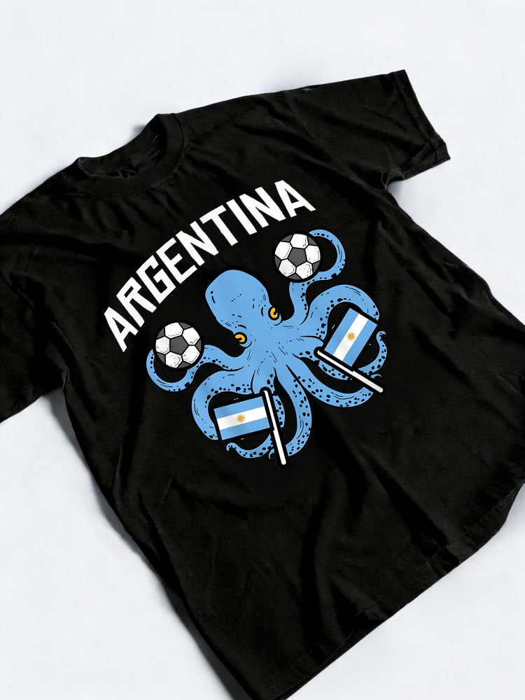 Octopus Argentina World Cup Champion T-shirt