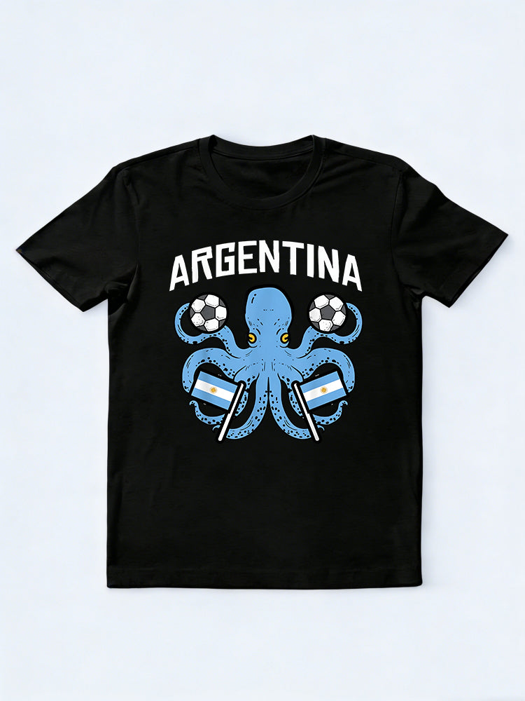 Octopus Argentina World Cup Champion T-shirt