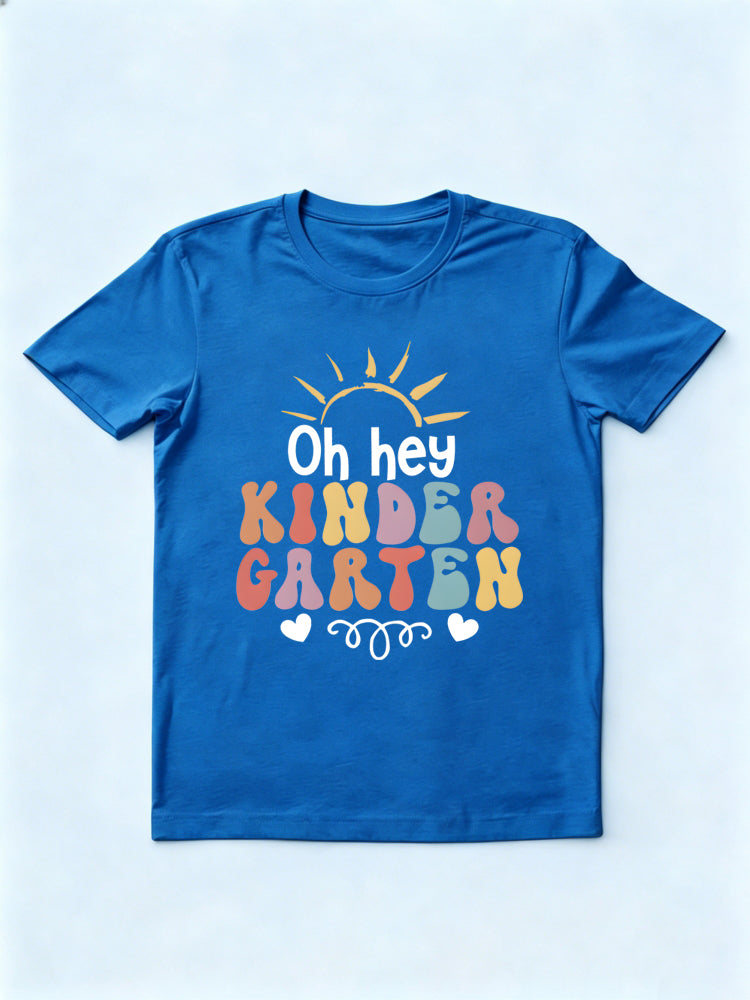 Oh Hey Kindergarten Teacher Back To School Gift T-Shirt