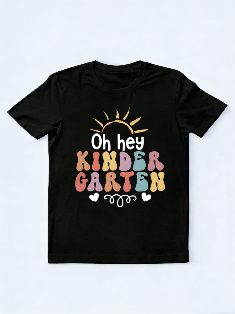 Oh Hey Kindergarten Teacher Back To School Gift T-Shirt