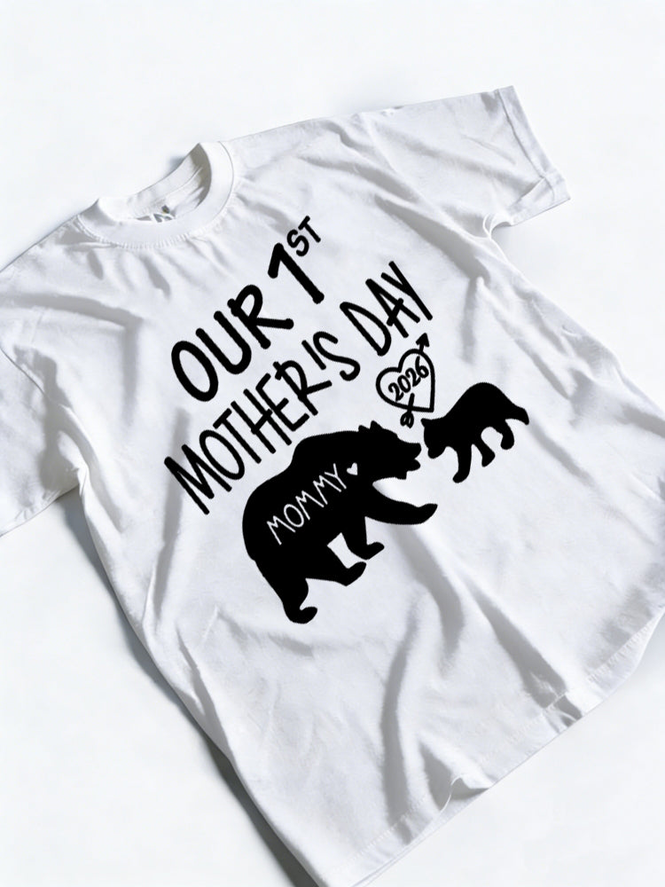 Our 1st Mother's Day 2026 Mommy Mother's Day T-shirt