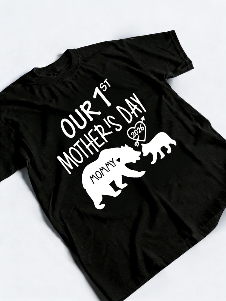 Our 1st Mother's Day 2026 Mommy Mother's Day T-shirt