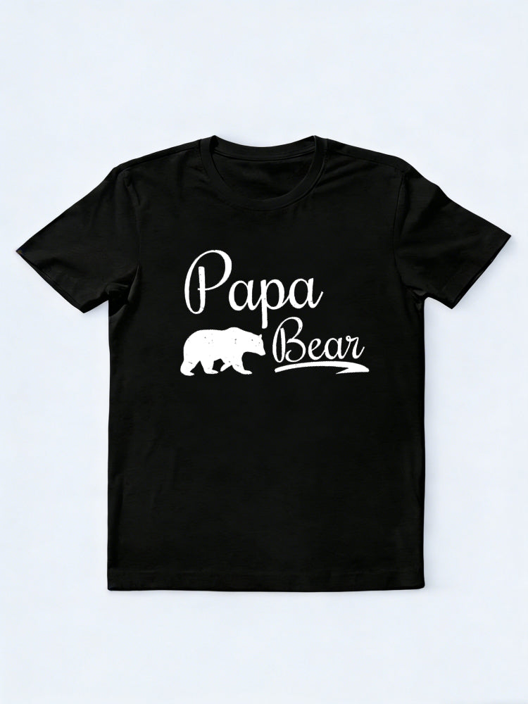 Papa Bear Father Grandpa Happy Father's Day T-Shirt