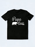 Papa Bear Father Grandpa Happy Father's Day T-Shirt