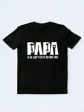 Papa If He Can't Fix No One Can Father's Day Gift T-Shirt