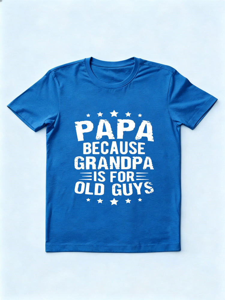 Papa Is Also Grandpa Father's Day Gift T-shirt