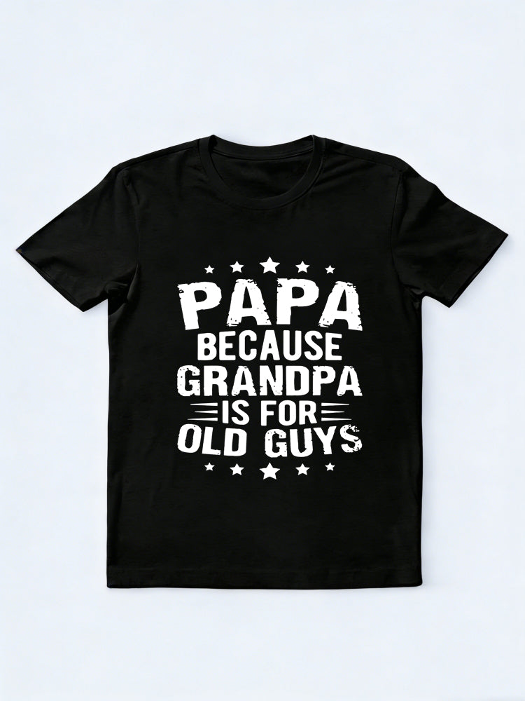Papa Is Also Grandpa Father's Day Gift T-shirt