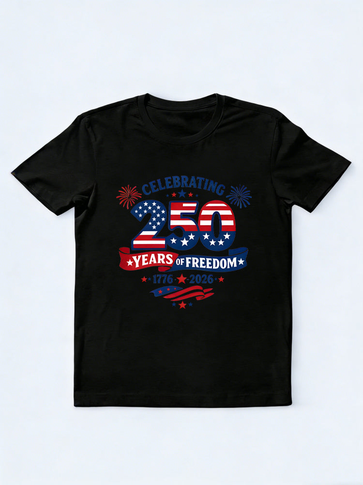 Patriotic USA Celebrating 1776–2026 Anniversary 250th Year 4th of July T-shirt