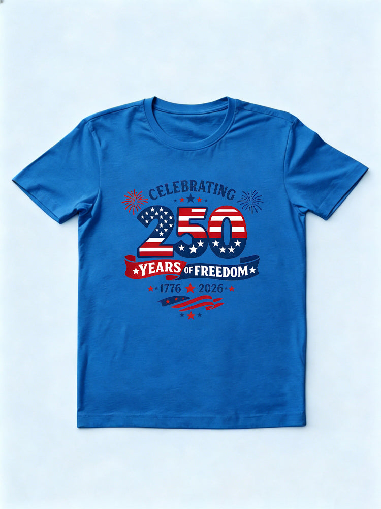 Patriotic USA Celebrating 1776–2026 Anniversary 250th Year 4th of July T-shirt
