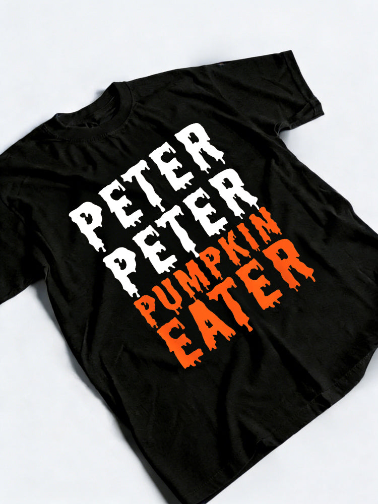 Peter Peter Pumpkin Eater Halloween Gift T-Shirt