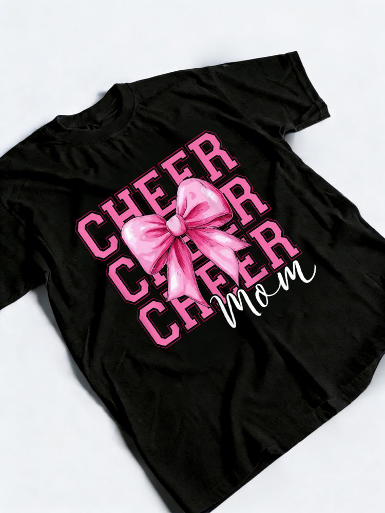 Pink Coquette Mom Happy Mothers Day Gift T-Shirt