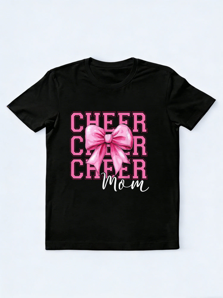 Pink Coquette Mom Happy Mothers Day Gift T-Shirt