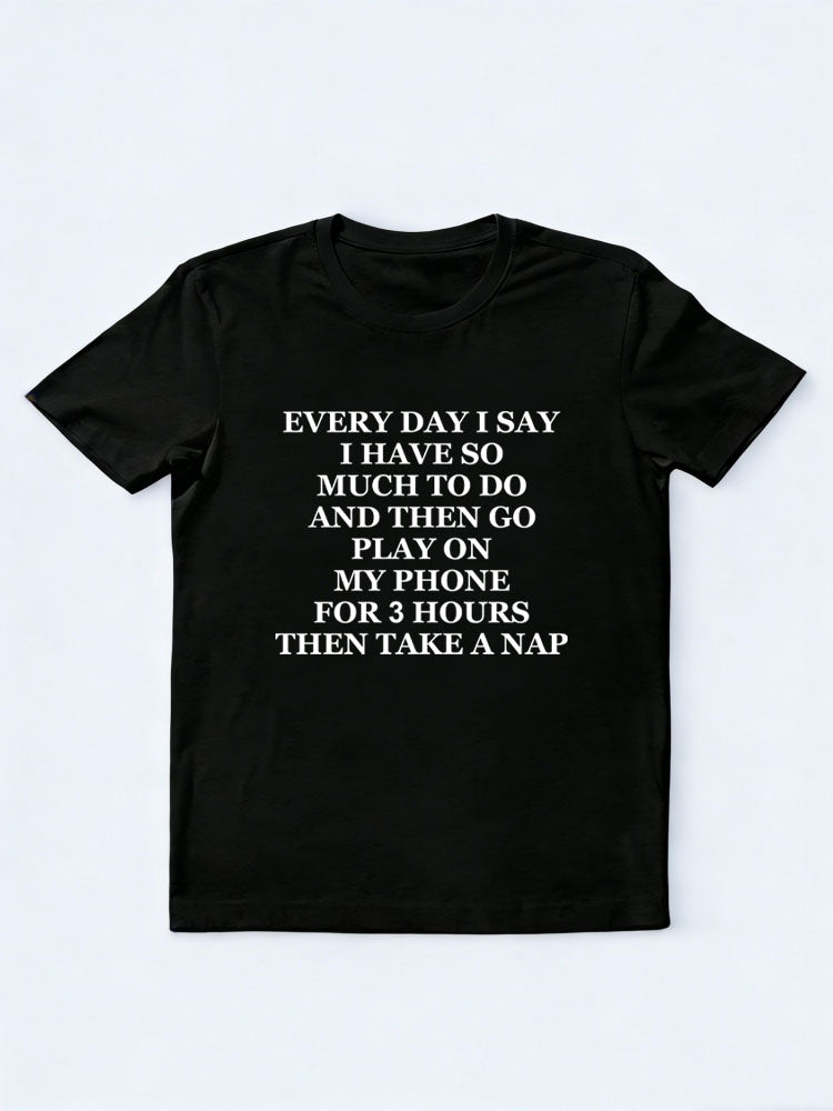 Play On My Phone And Then Take A Nap Christmas Season Vibe T-shirt