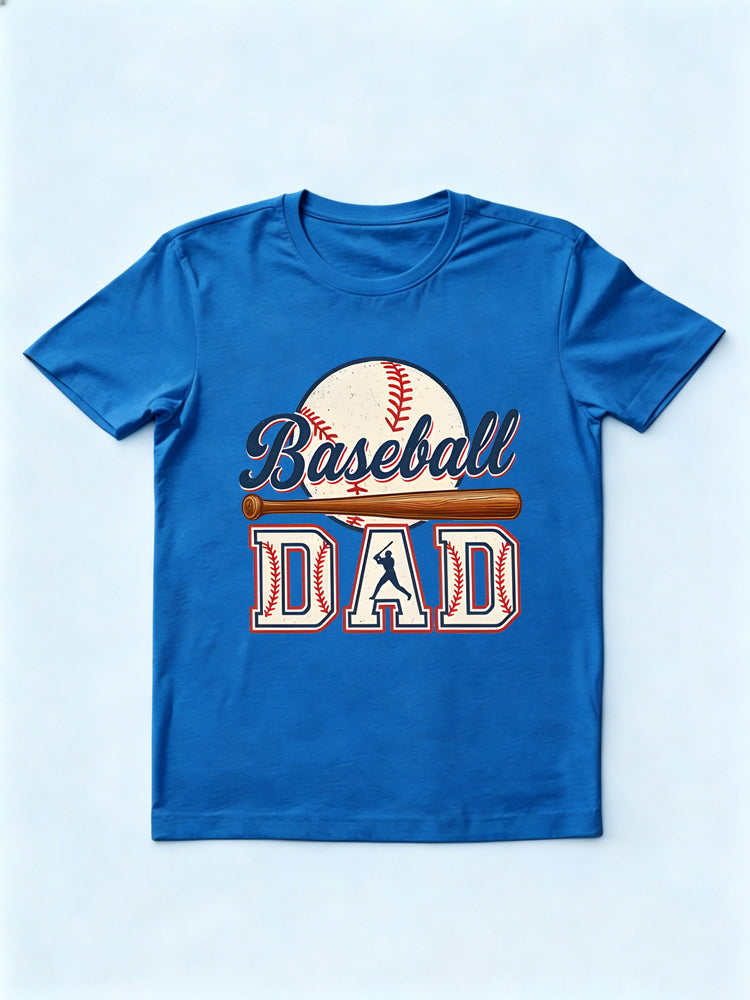 Proud Baseball Dad Father‘s Day Gift T-Shirt
