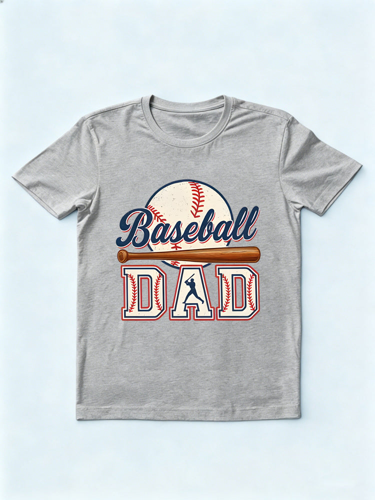 Proud Baseball Dad Father‘s Day Gift T-Shirt