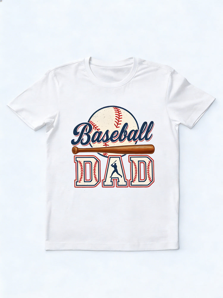 Proud Baseball Dad Father‘s Day Gift T-Shirt