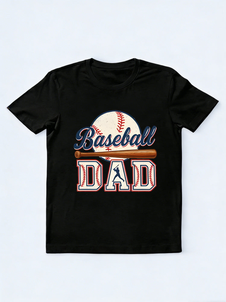 Proud Baseball Dad Father‘s Day Gift T-Shirt