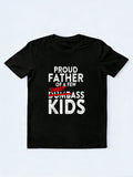 Proud Father Of A Few Smartass Happy Father‘s Day Gift T-Shirt